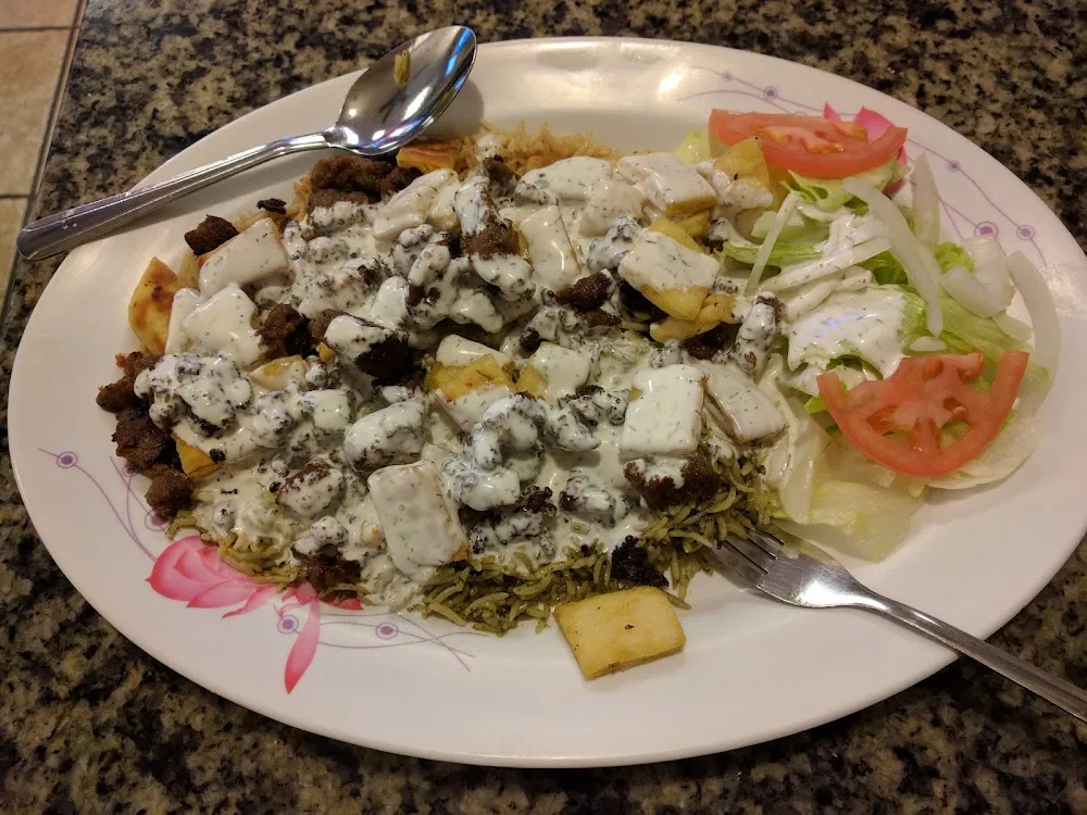 New York Style Gyro over Rice